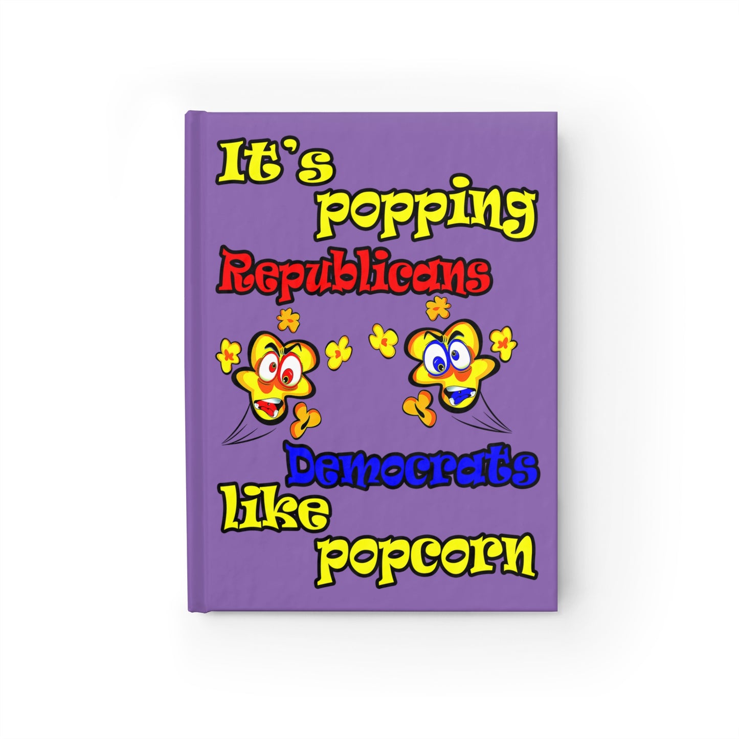 popping like popcorn - journal-blank (light purple)