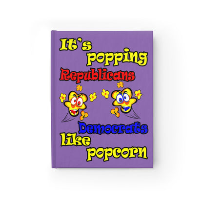 popping like popcorn - journal-blank (light purple)