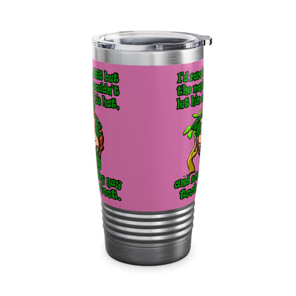 turtle race - Ringneck Tumbler, 20oz (light pink)