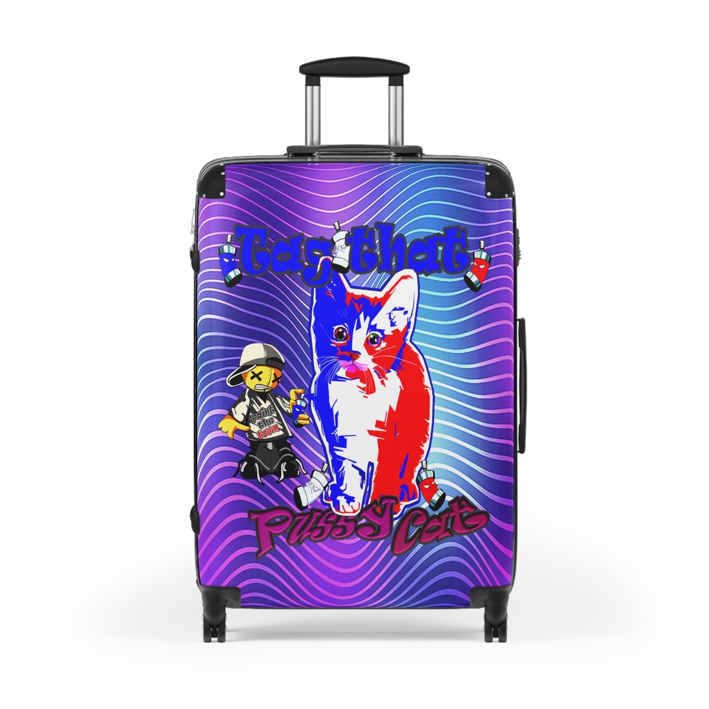 tag that - Suitcase (purple wave)