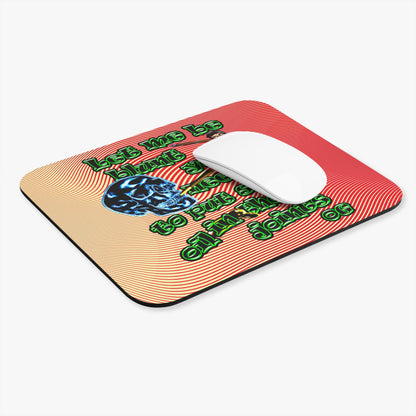 og - Mouse Pad (Rectangle) (yellow-orange wave)