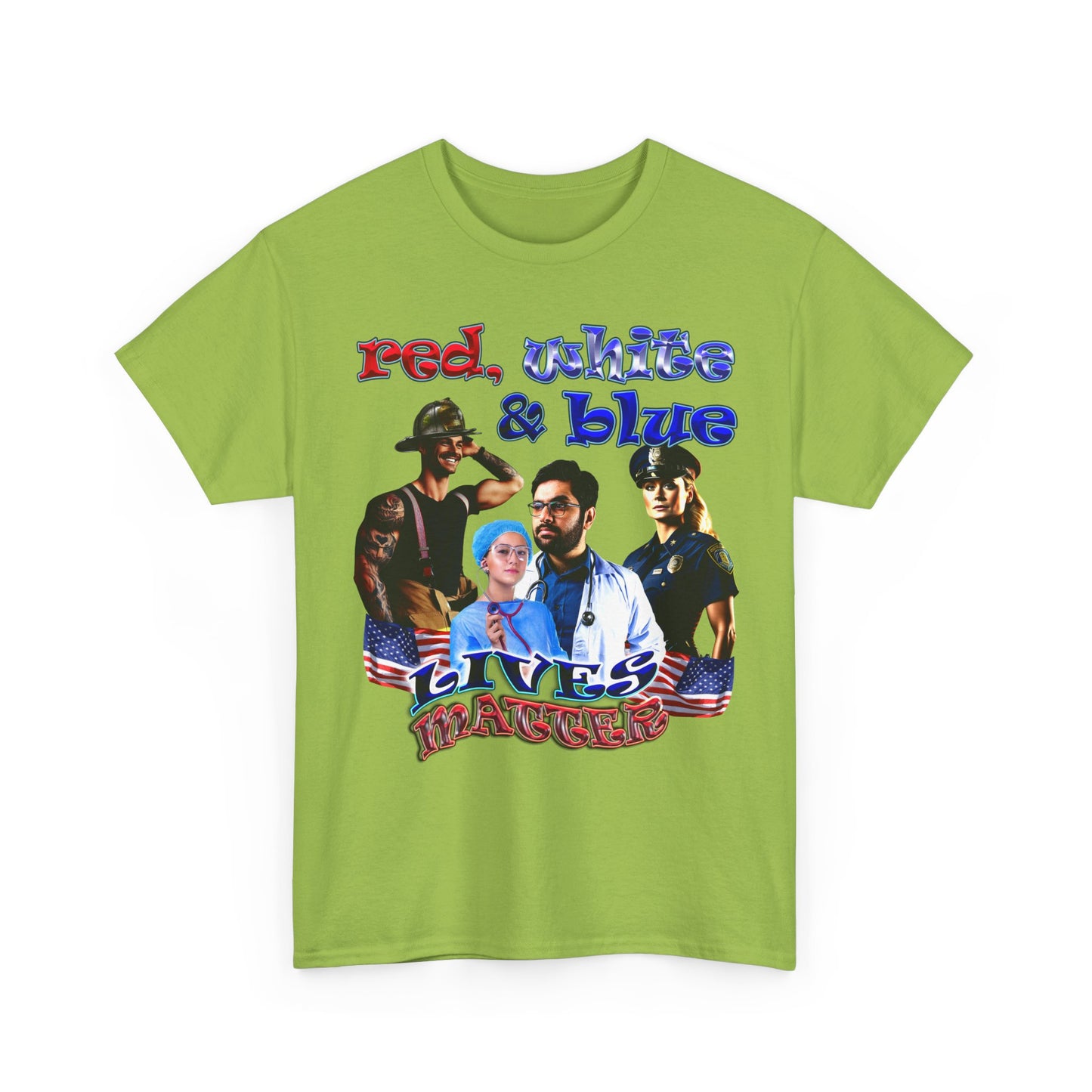 rw&b lives matter - Unisex Heavy Cotton Tee