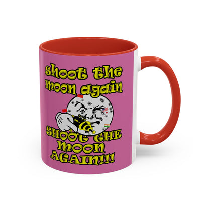 shoot the moon again - Accent Mug (light pink)