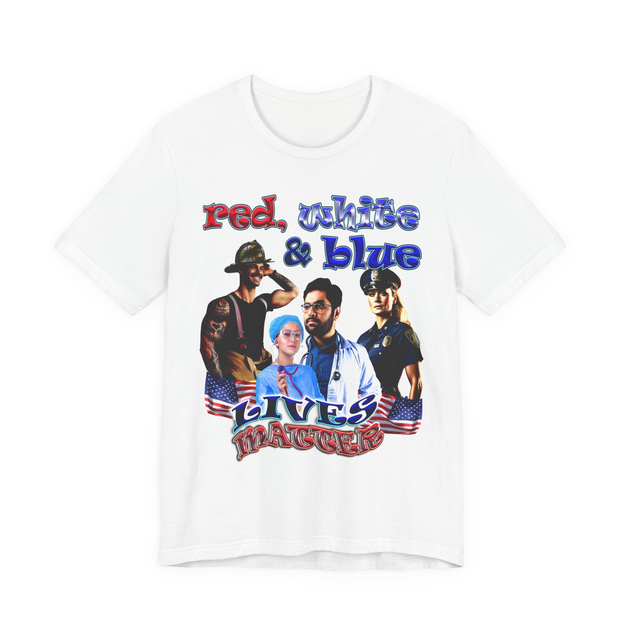 rw&b lives matter - Unisex Jersey Short Sleeve Tee
