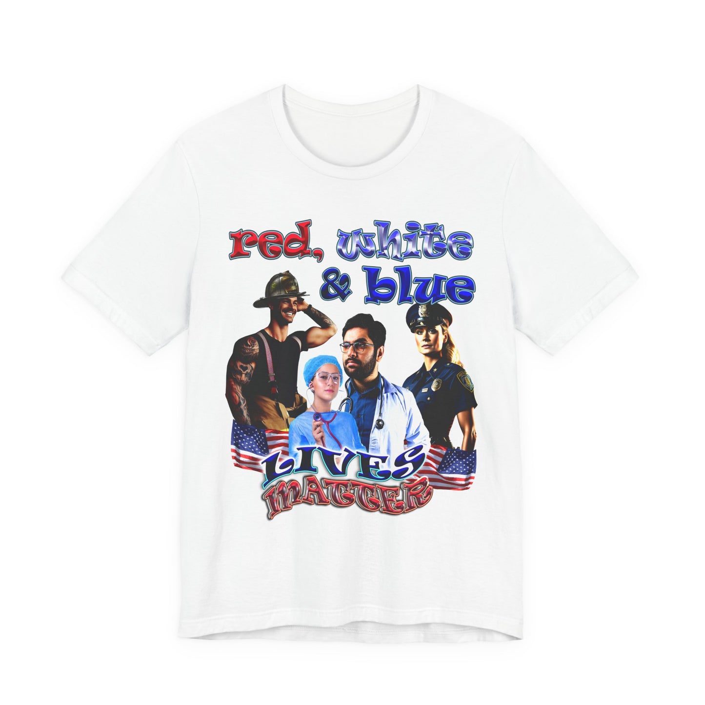 rw&b lives matter - Unisex Jersey Short Sleeve Tee