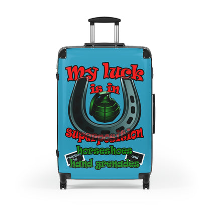 my luck - Suitcase (turquoise)