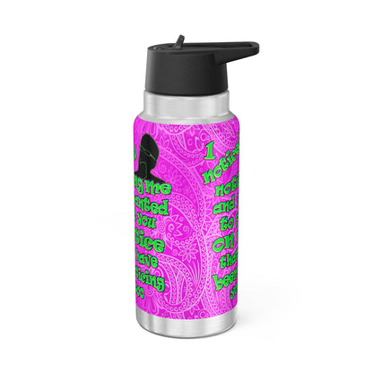 noticed you noticing - Gator Tumbler, 32oz  (pink swirl)