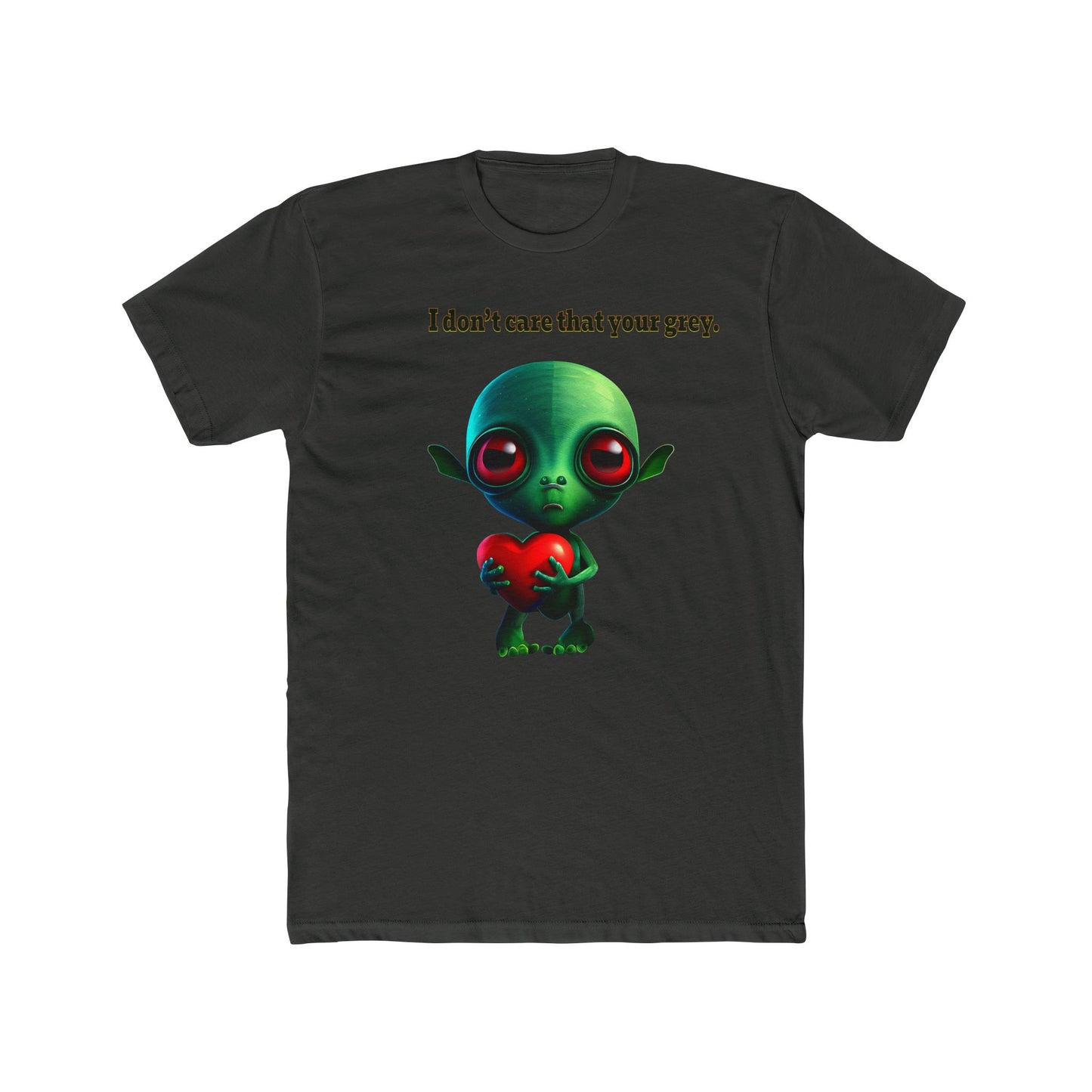 I don't care that your grey - Men's Cotton Crew Tee