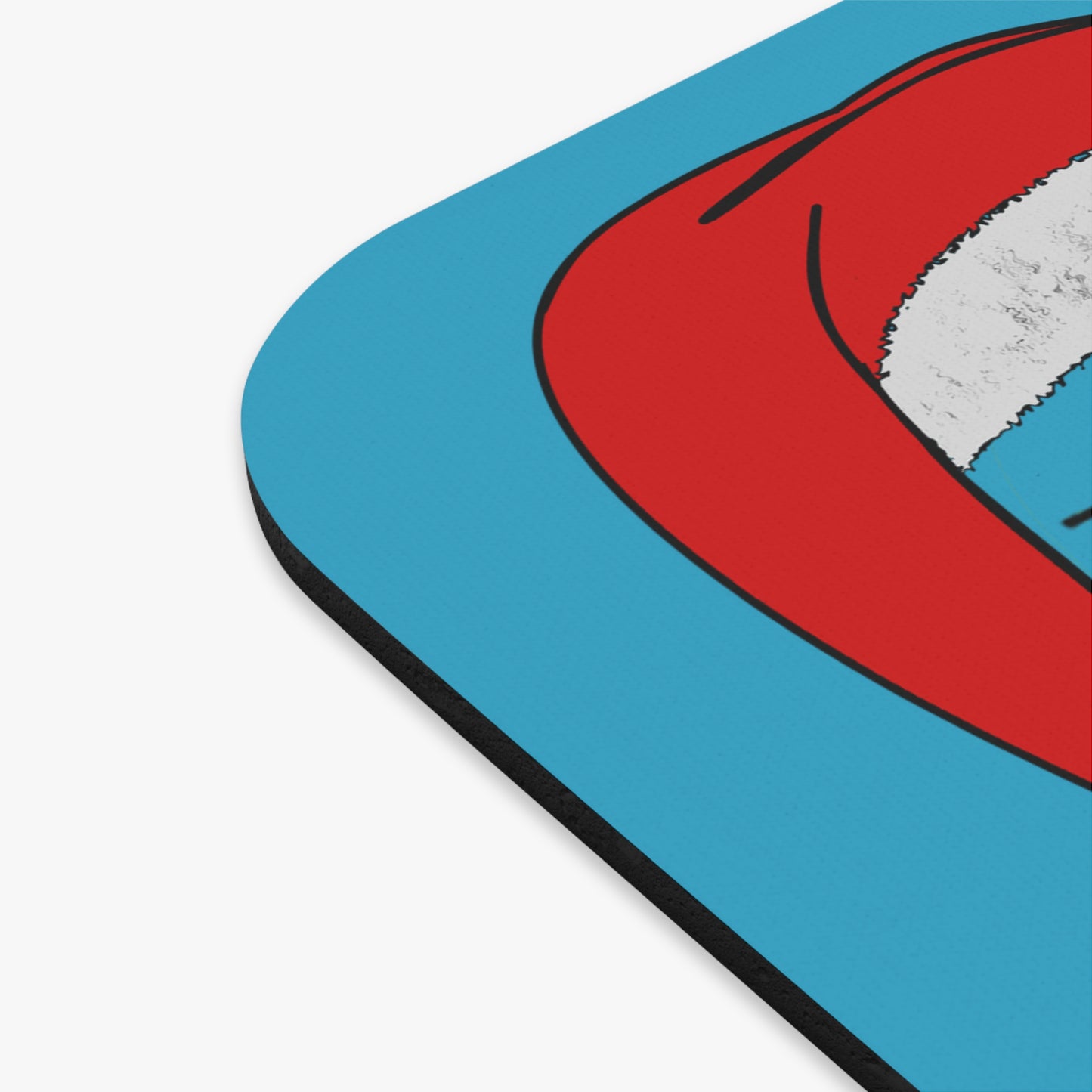 santa's shoes - Mouse Pad (Rectangle) (turquoise)