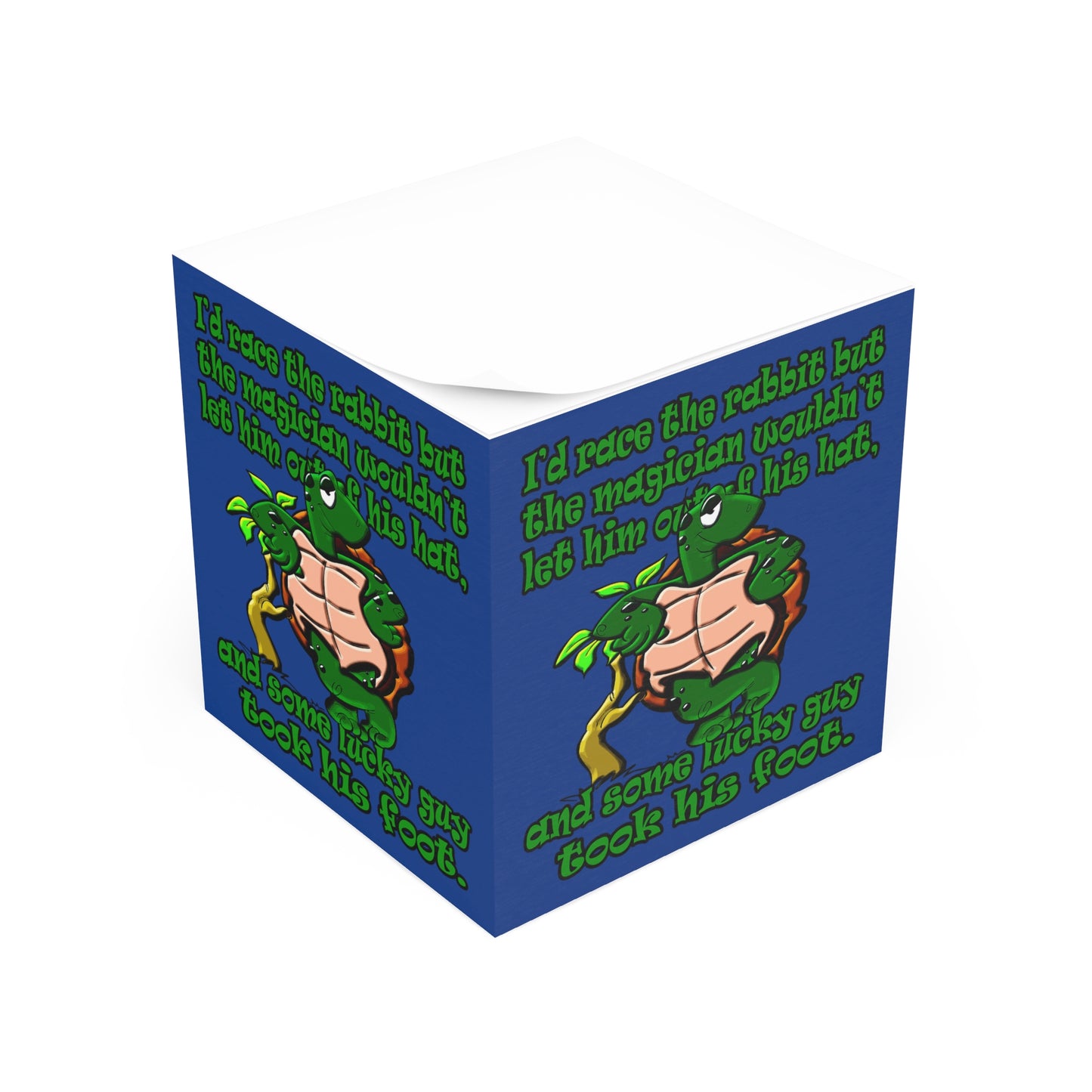 turtle race - note cube (dark blue)