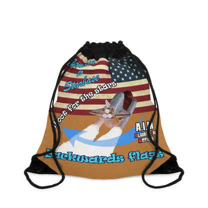 shoot for the stars - Drawstring Bag (light brown)