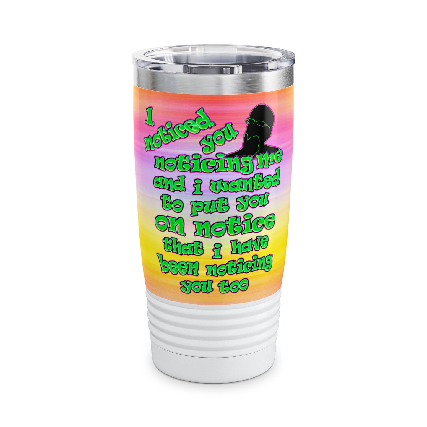 noticed you noticing - Ringneck Tumbler, 20oz (color blur)