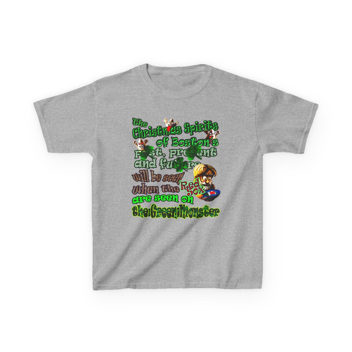 christmas spirits of boston - Kids Heavy Cotton™ Tee
