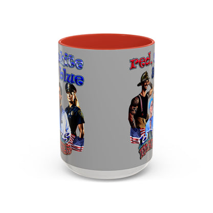 rw&b lives matter - Accent Mug (light grey)