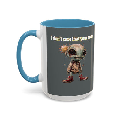I don't care that your grey - Accent Mug (dark grey)