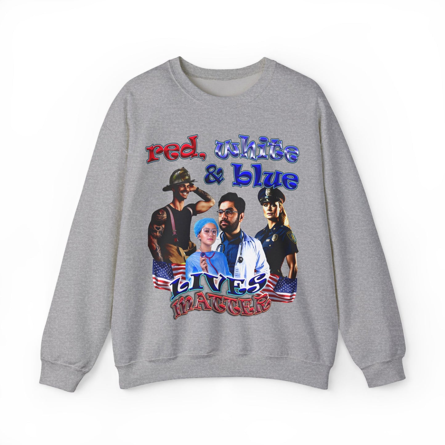 rw&b lives matter - Unisex Heavy Blend™ Crewneck Sweatshirt