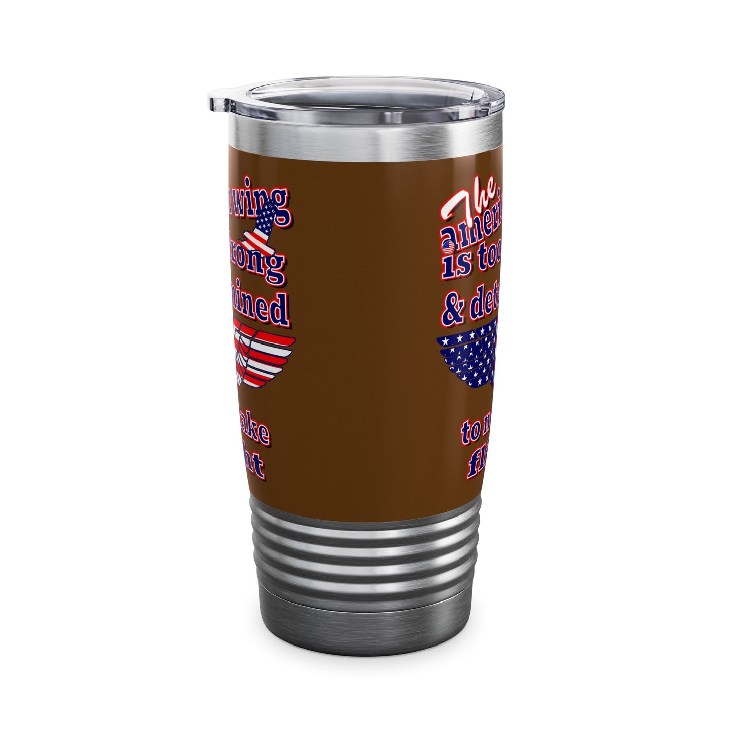 american wing - Ringneck Tumbler, 20oz (brown)