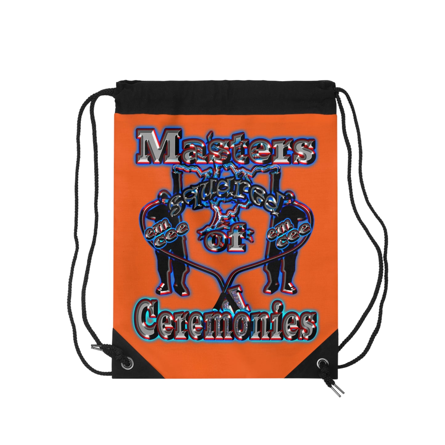 em cee squared - Drawstring Bag (orange)