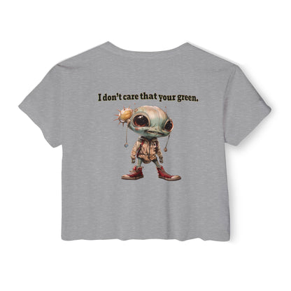 I don't care that your grey - Women's Festival Crop Top