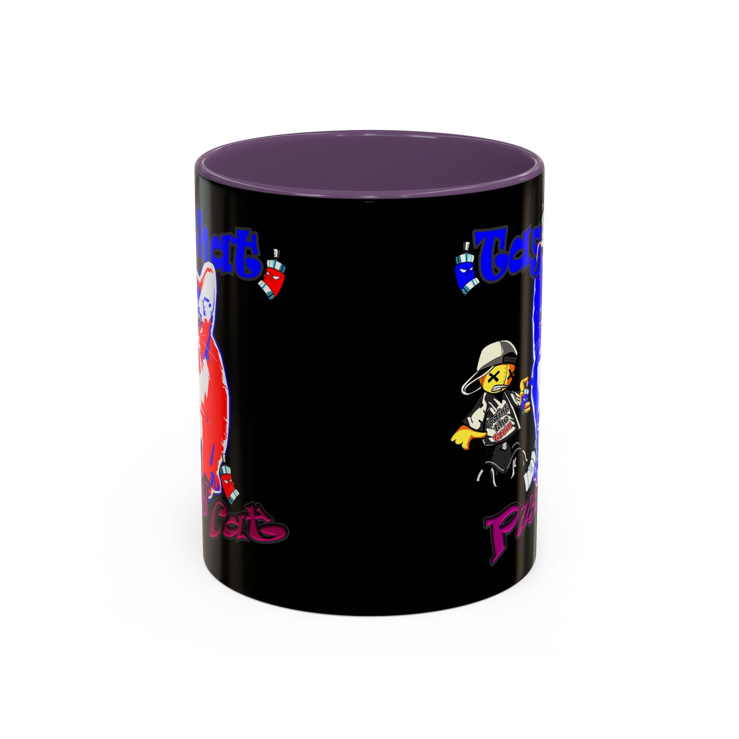 tag that - Accent Mug (black)