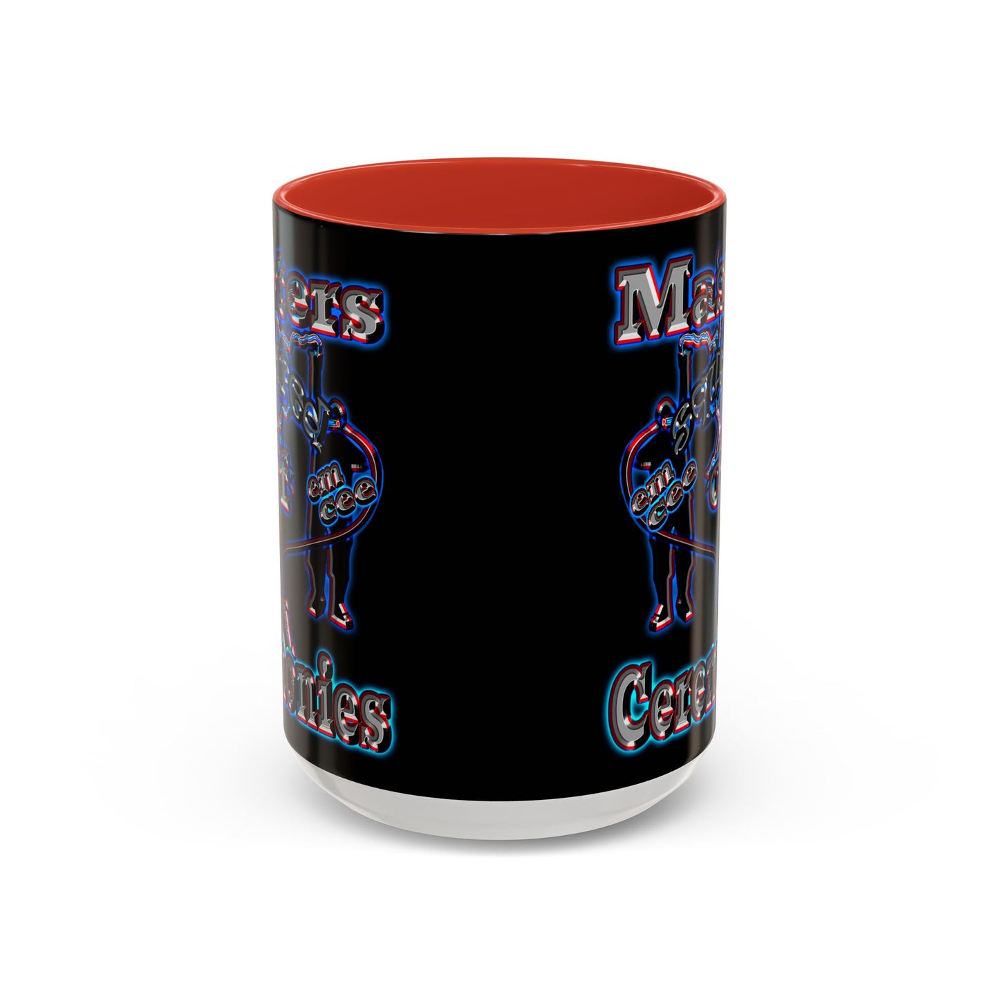 em cee squared - Accent Mug (black)