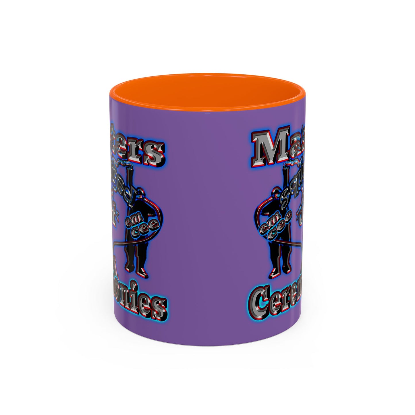 em cee squared - Accent Mug (light purple)