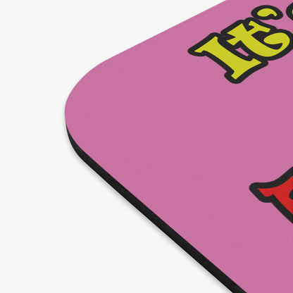 popping like popcorn - Mouse Pad (Rectangle) (light pink)