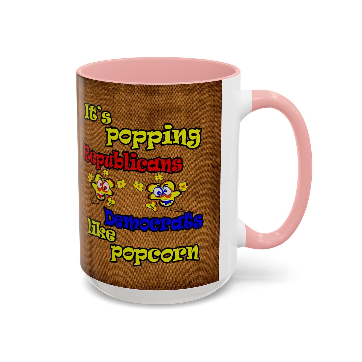 popping like popcorn - Accent Mug (brown papyrus)
