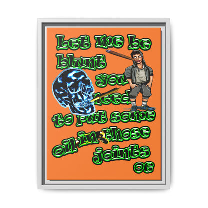 og - framed canvas art (crusta)