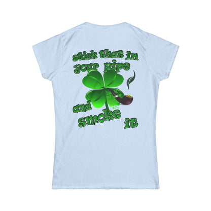 celtics logo - Women's Softstyle Tee