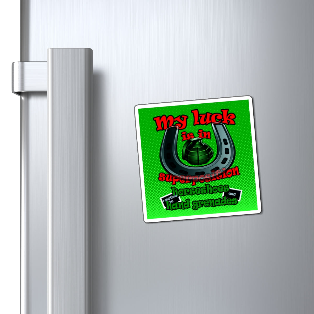 my luck - Magnets - (logo green)