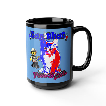tag that - Black Mug (light blue)