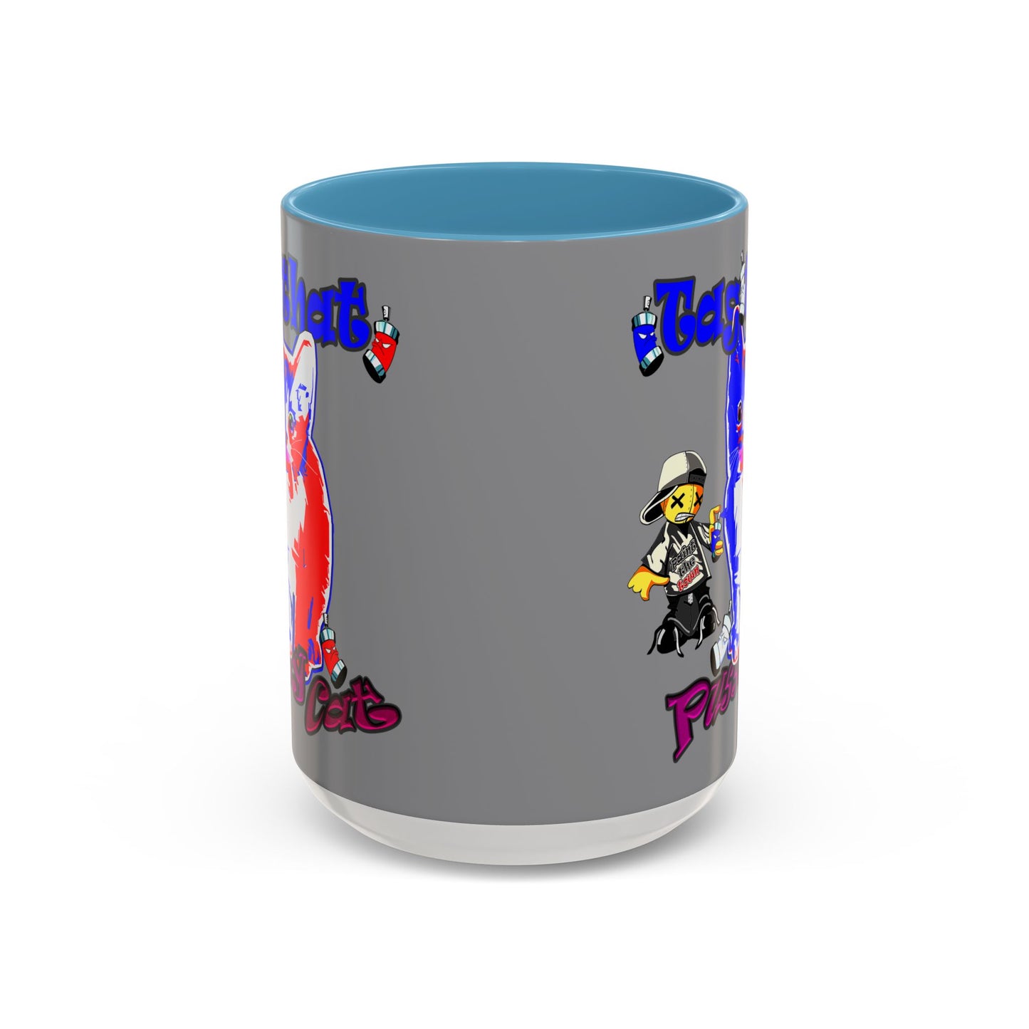 tag that - Accent Mug (grey)