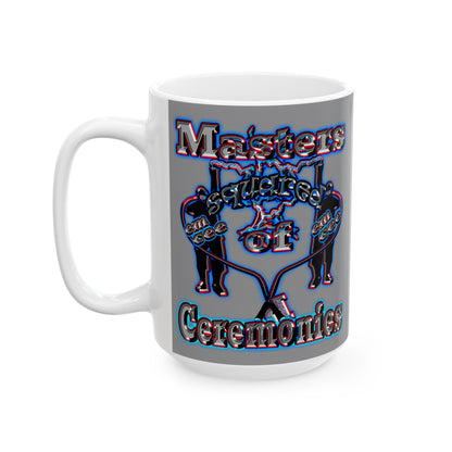 em cee squared - White Mug (grey)