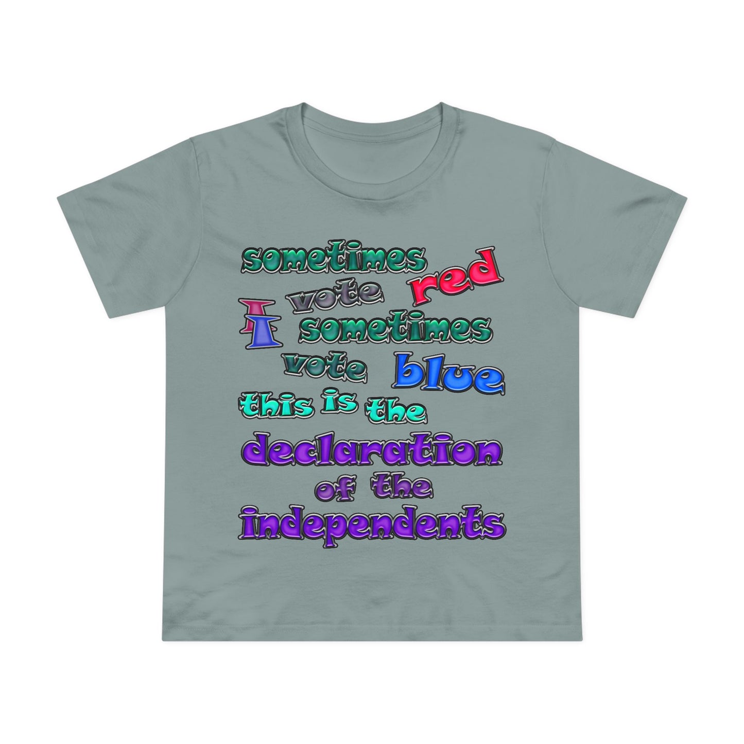 declaration of the independents - Women’s Maple Tee
