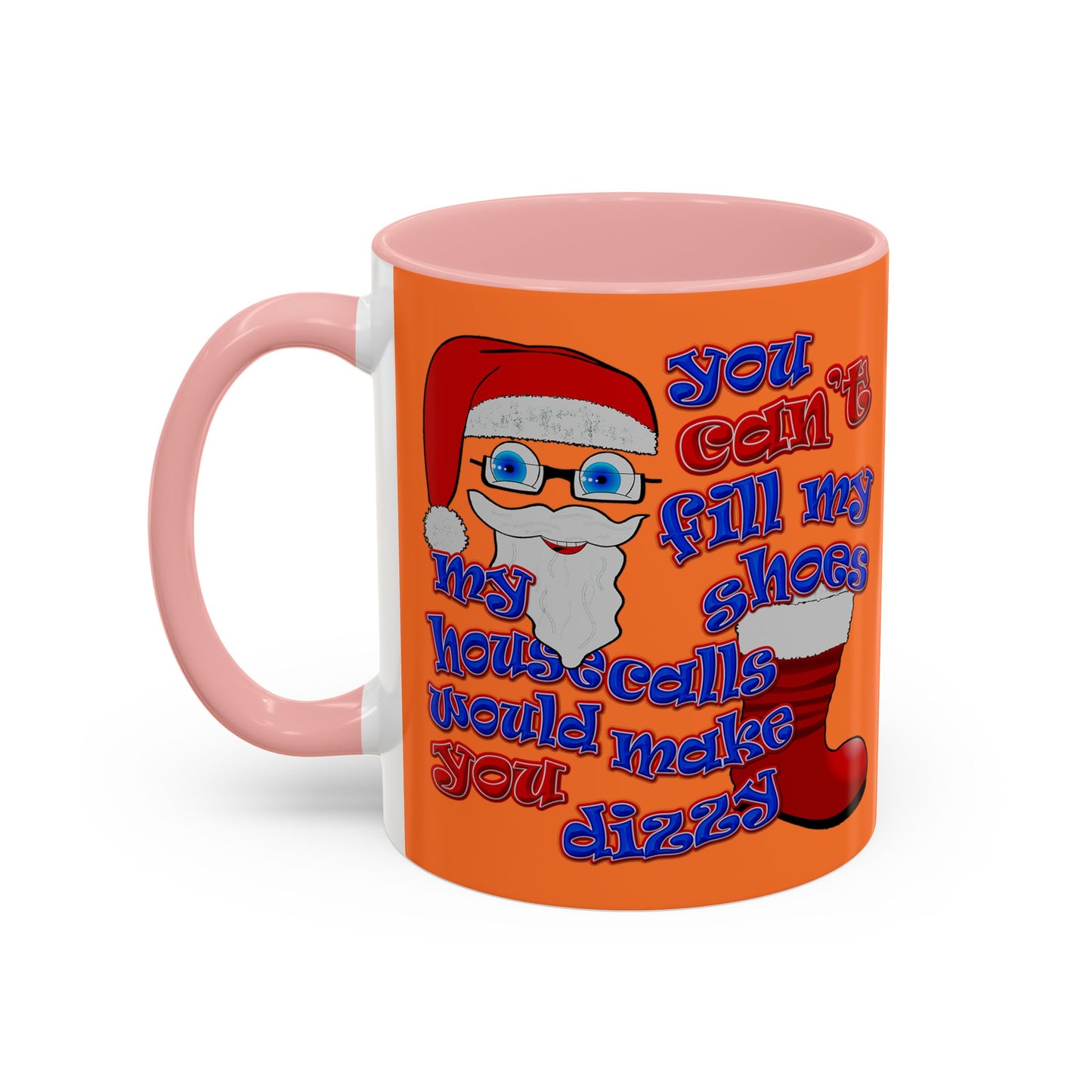 santa's shoes - Accent Mug (crusta)