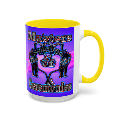 em cee squared - Accent Mug (purple-pink wave)