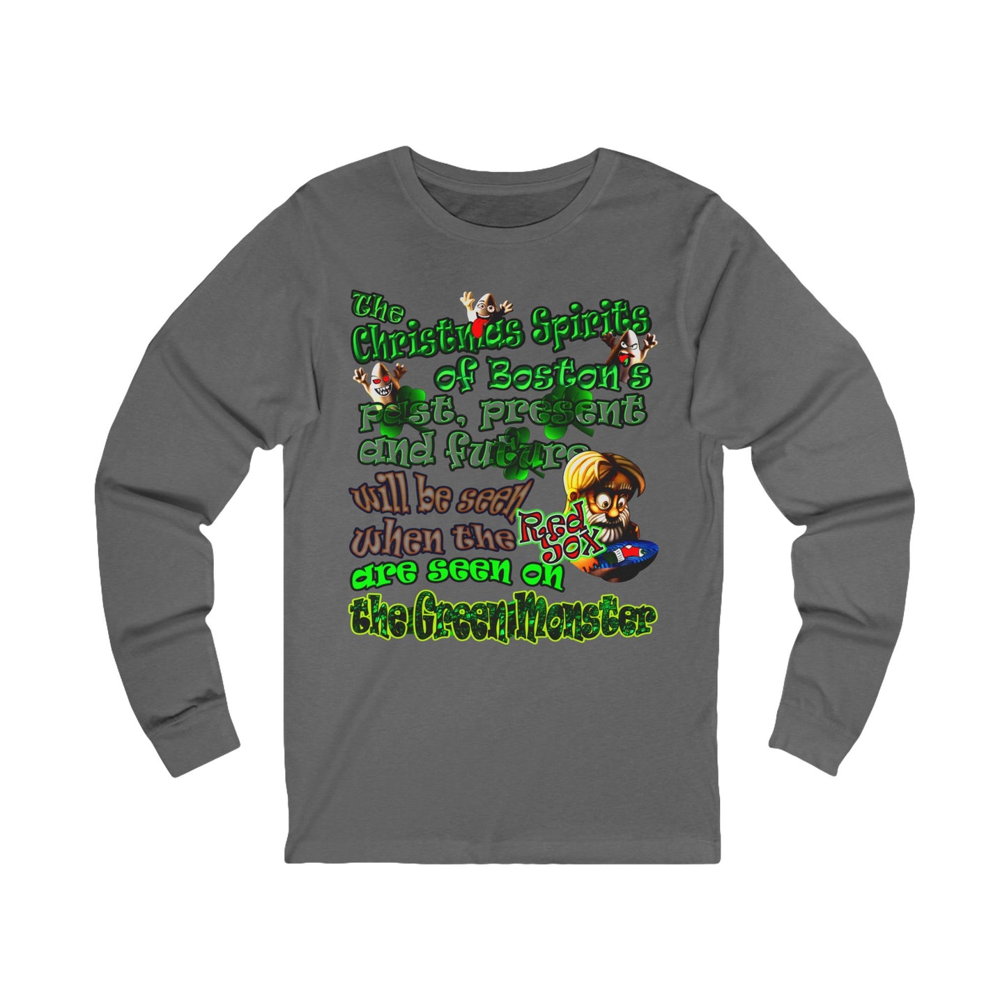 christmas spirits of boston - Unisex Jersey Long Sleeve Tee