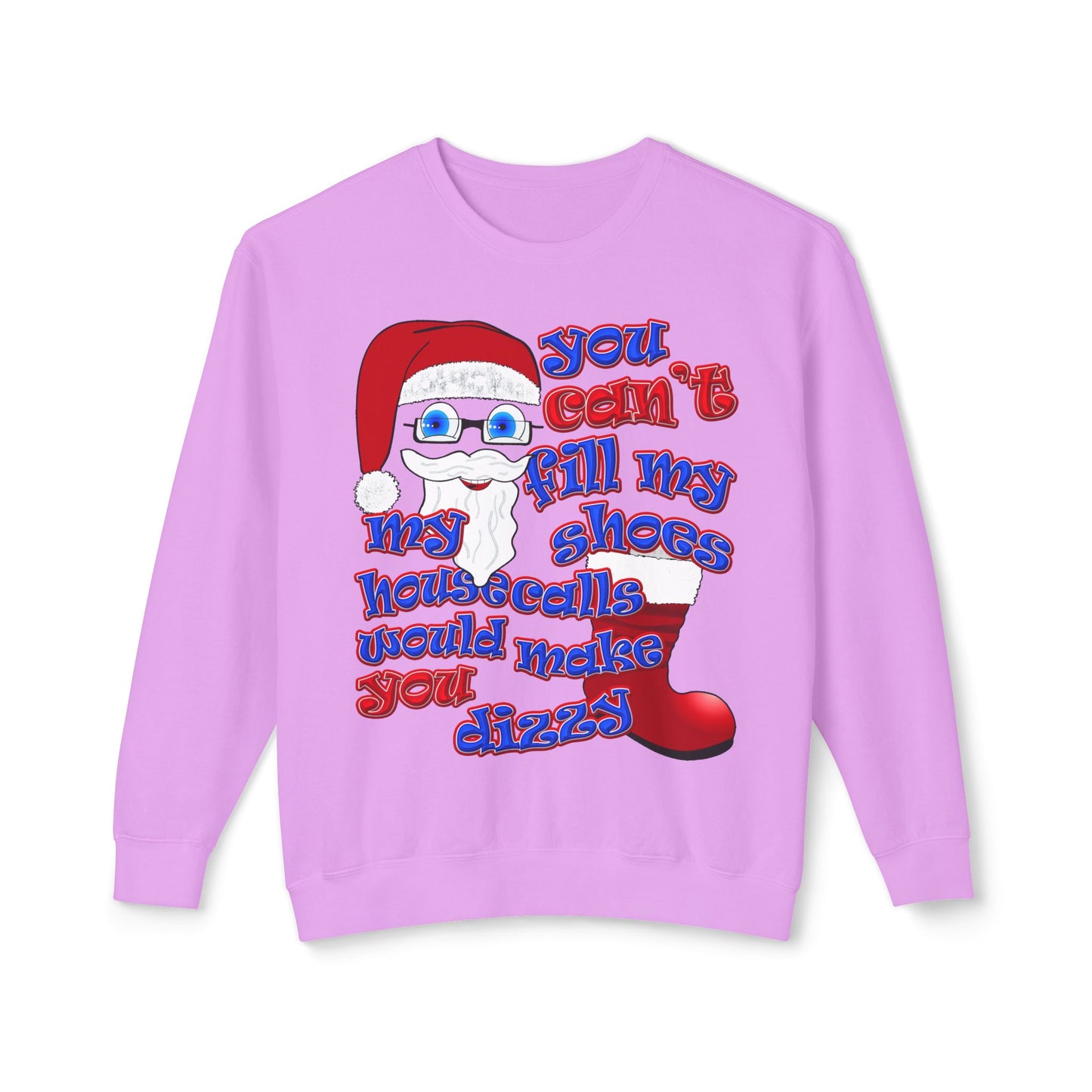 santa's shoes - Unisex Lightweight Crewneck Sweatshirt
