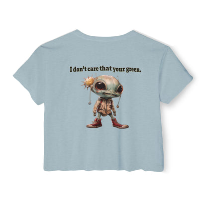 I don't care that your grey - Women's Festival Crop Top