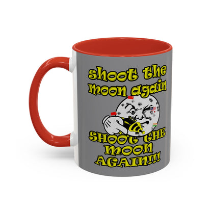 shoot the moon again - Accent Mug (grey)