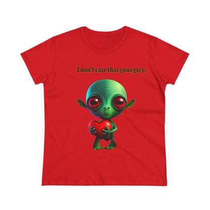I don't care that your grey - Women's Midweight Cotton Tee