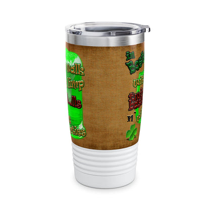 celtics logo - Ringneck Tumbler, 20oz (brown papyrus)