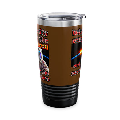 defy conquer reach - Ringneck Tumbler, 20oz (brown)