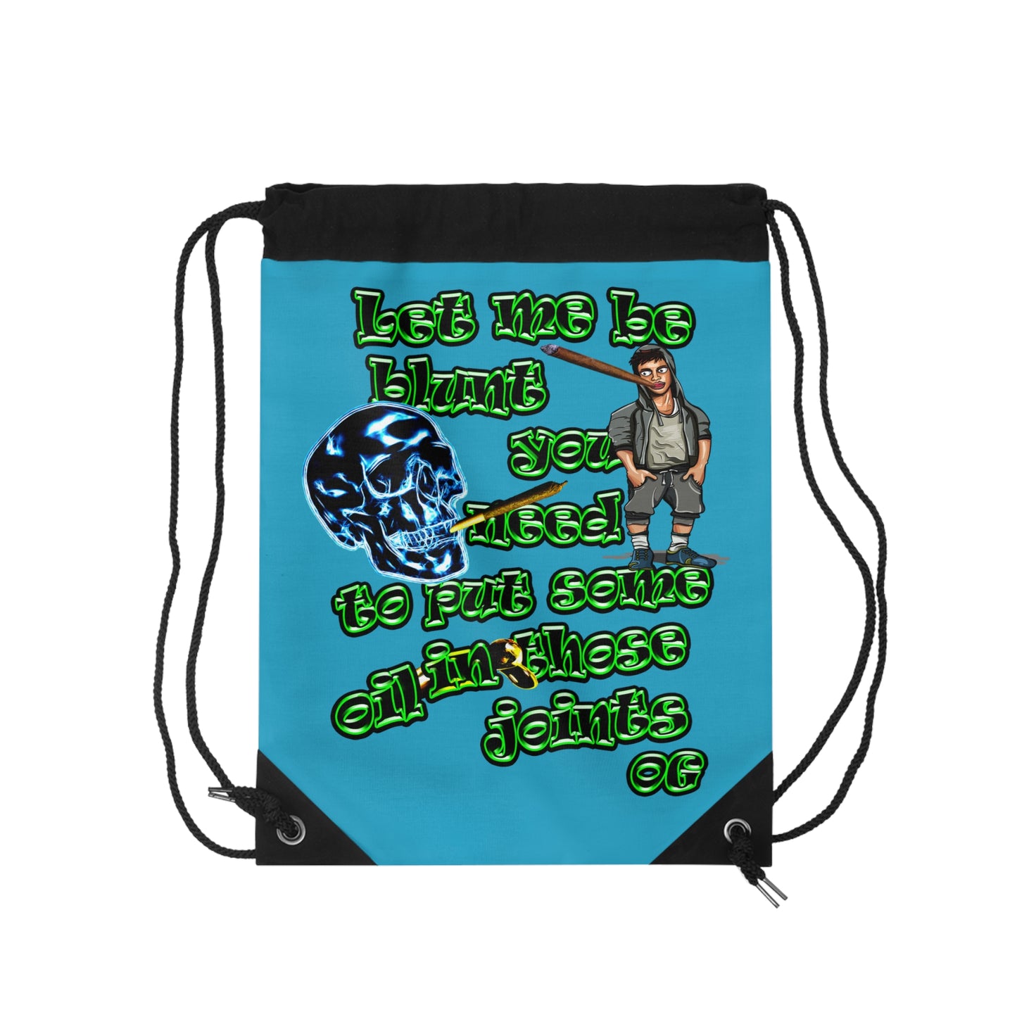 og - Drawstring Bag (turquoise)