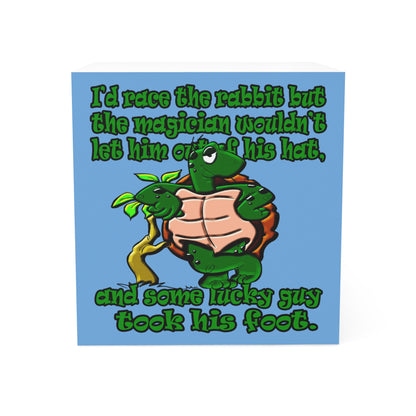 turtle race - note cube (light blue)