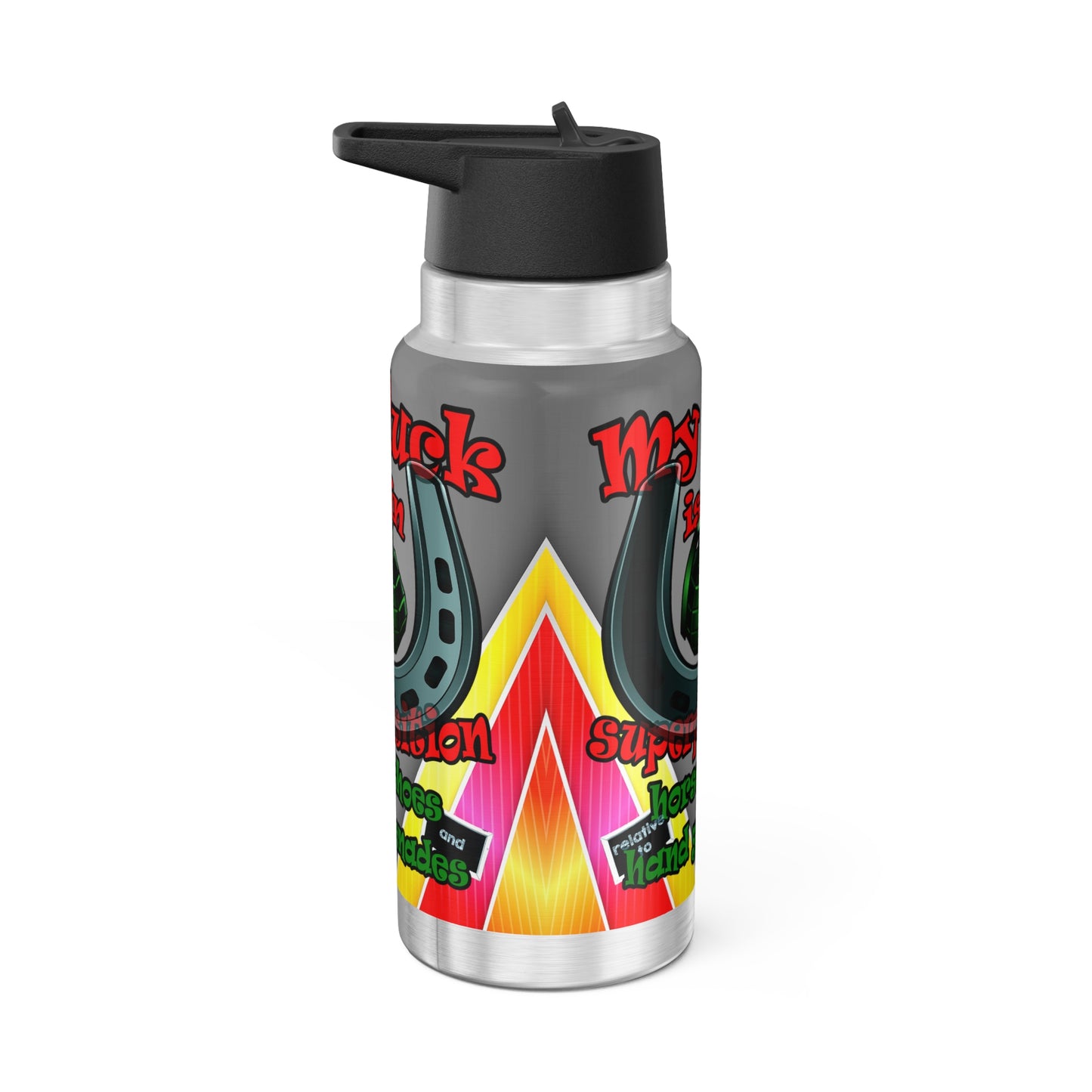 my luck - Gator Tumbler, 32oz  (rainbow split)