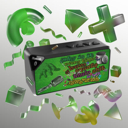 the bum's shit - Jabba Bluetooth Speaker (green turf)