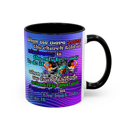 doggystyle - Accent Mug (purple wave)