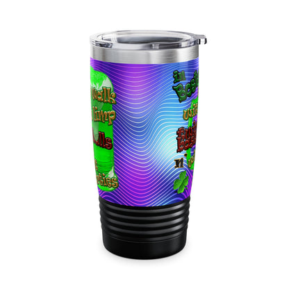 celtics logo - Ringneck Tumbler, 20oz (purple wave)